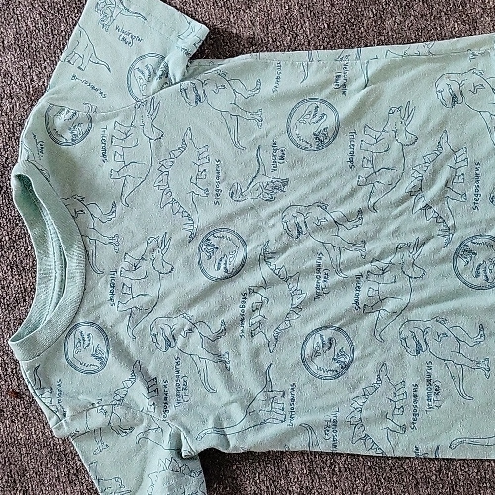 Kids T-shirt - dinosaur print. 4T